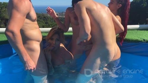 manyvids - Vanessa Jhons / QUINTETO arrives at the POOL - FullHD 1080p