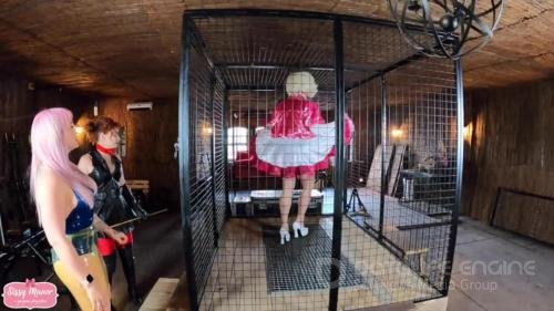 Sissy Manor - Ava Von Medisin, Mistress Inka - Caged And Humiliated Sissy - HD 720p