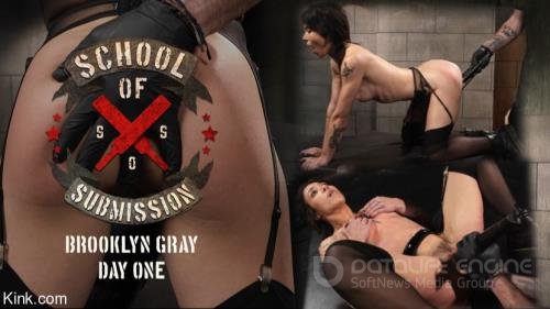 KinkFeatures, Kink - Brooklyn Gray - School Of Submission, Day One: Brooklyn Gray (24.05.2022) - SD 480p