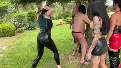 Lady Perse - 5 Dommes Punishing One Pathetic Slave - FullHD 1080p