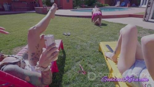 Goddess Kitra - Victoria Sunshine - Pool Boy Puppy Ottoman - FullHD 1080p