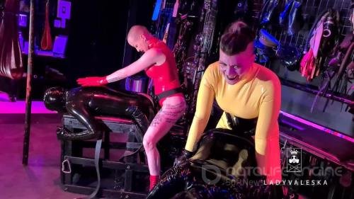 Lady Valeska - Mistress Lucy - Latex Dommes Ride Their Gimps - FullHD 1080p