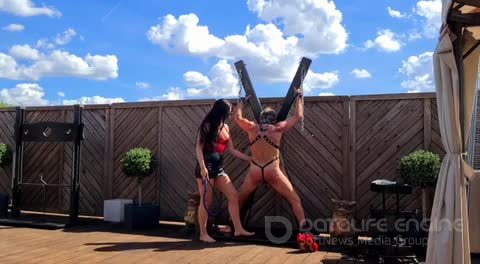 Mistress Lady Samira - Elegance Of A Penthouse Rooftop Terrace - SD 264p