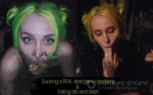 faphouse - Forest Whore - Sucking a real stranger's condoms eating trash and dirt. My absolutely extreme night walk - UltraHD 4K 2160p