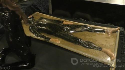 Mistresskira - Vacuum Bed Foot Domination - HD 720p