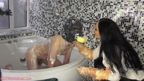 Mistress Ezada Sinn - Bathing dirty pet feat Mistress Lilse - HD 720p
