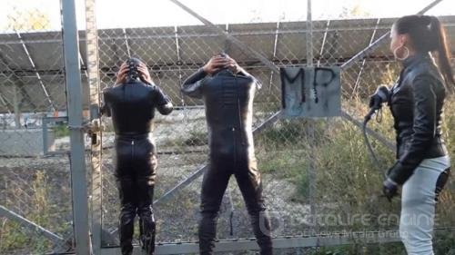 Clips4sale - Fetish Diva Nadja - Military outdoor training fur meine Lederrekruten - HD 720p