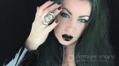 Goddess Zenova - Pvc And Black Lipstick - HD 720p