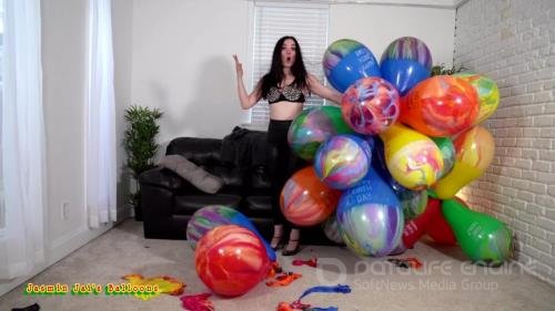 JJ Balloon Inflatables - Femdom Mistress Destroys Your Balloons - FullHD 1080p