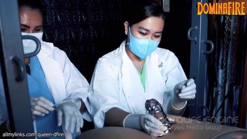 Domina Fire - Medical Sounding Cbt In Chastity By 2 Asian Nurses - FullHD 1080p