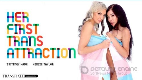 Transfixed, AdultTime - Kenzie Taylor, Brittney Kade (His First Trans Attraction) - FullHD 1080p