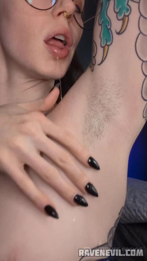 Raven Evil - Hairy Armpit Worship JOI - UltraHD 1920p