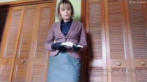 Nina Crowne - Wearing Gloves to Work - FullHD 1080p