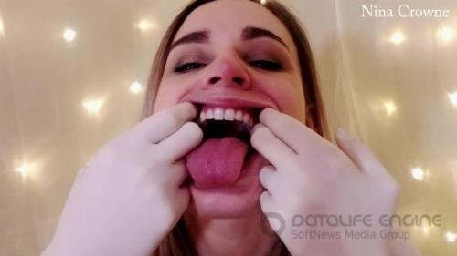 Nina Crowne - Surgical Gloves Oral Fixation - HD 720p