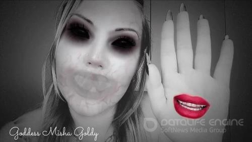 The Goldy Rush - Mistress Misha Goldy - Lip Worship - Creepy Edition - FullHD 1080p