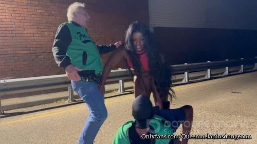 ServeQueenMelanin - Burglars Double Ball Busting Beatdown - UltraHD 2158p