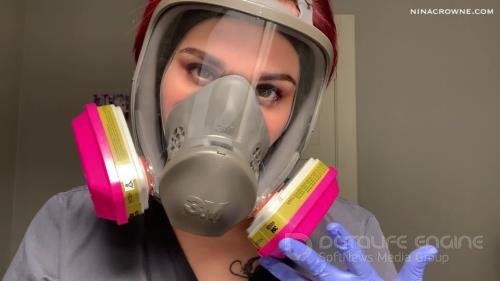 Nina Crowne - Nurse in Respirator Gives Handjob - FullHD 1080p