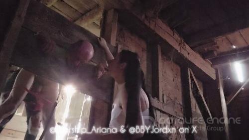 WorshipAriana - PitchFork Pegging Farm Pig - A Day In The Life Featuring Goddess Jordyn - FullHD 1080p